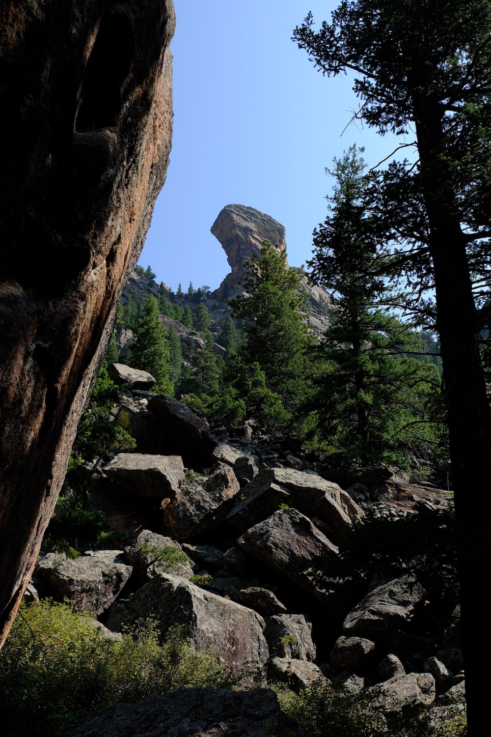 devils thumb shadow canyon south boulder peak hike