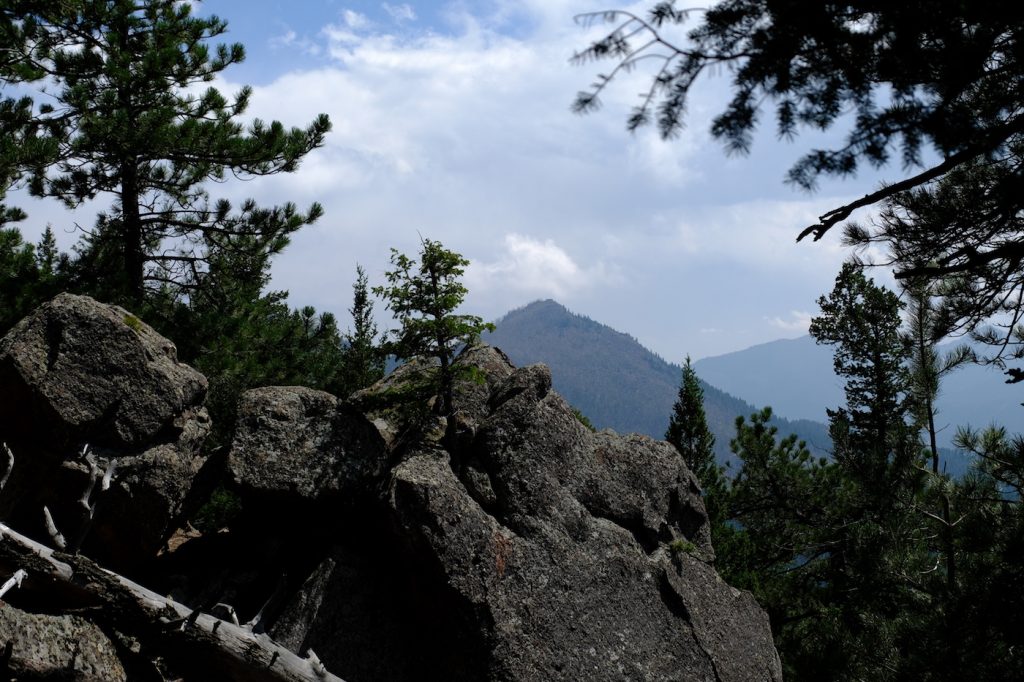 green mountain loop view of bear peak